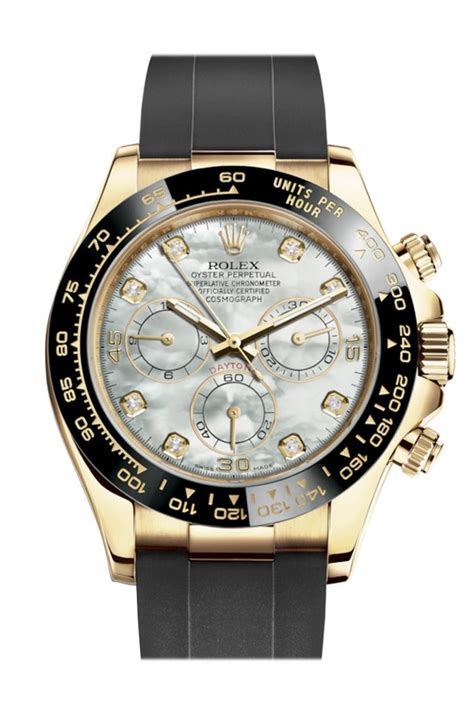 rolex daytona mother of pearl|rolex daytona oysterflex white gold.